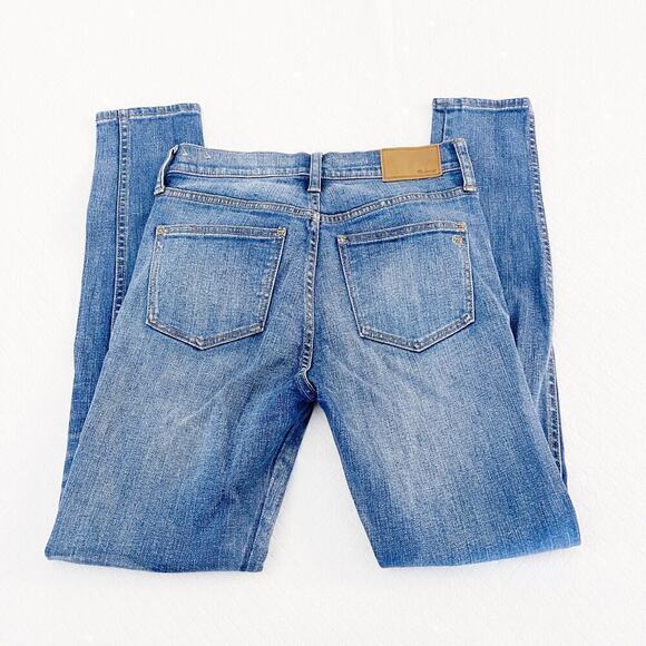 Madewell 9" High Riser Skinny Skinny Med-Dk Wash Denim Jeans SZ26 - Picture 7 of 8
